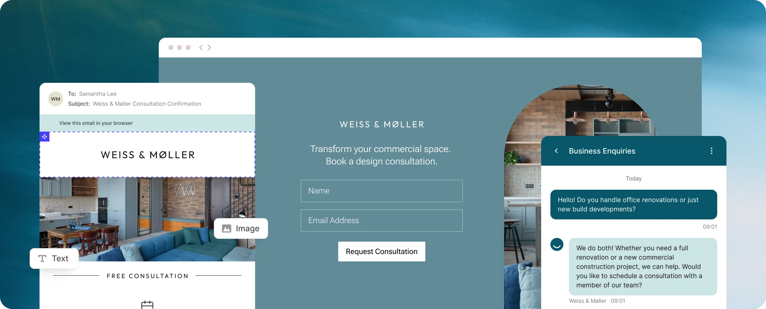 Email Editor Screenshot