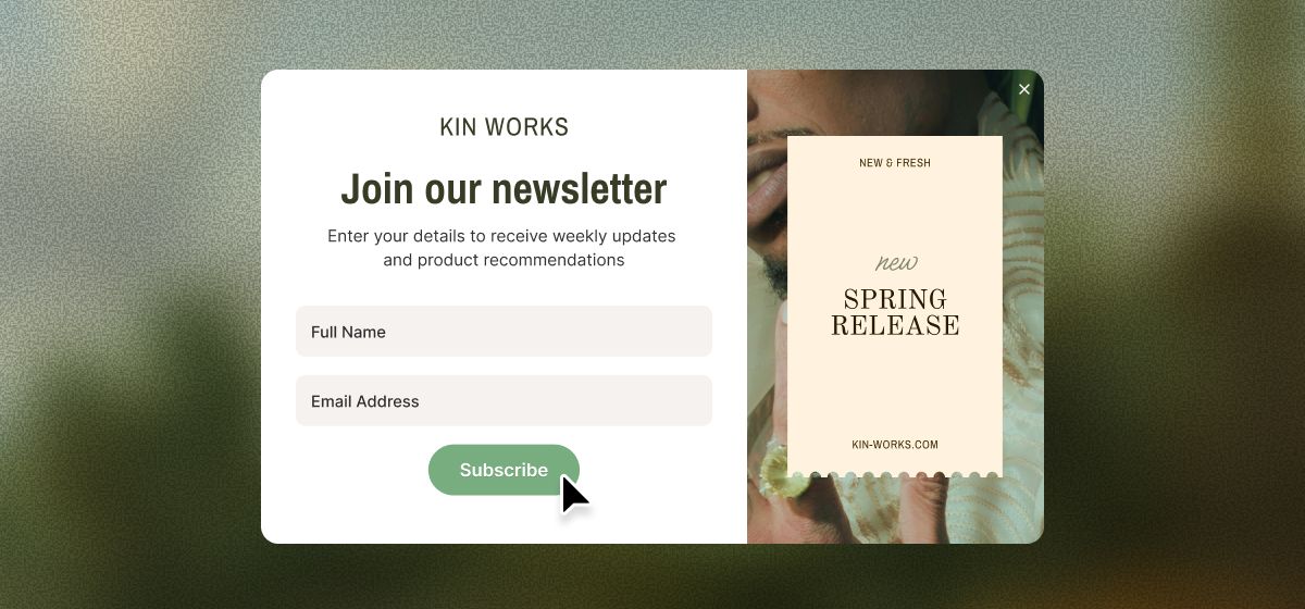 Signup forms